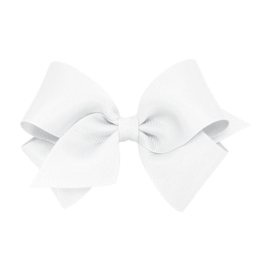 Wee Ones Small Classic Grosgrain Pinch Clip Hair Bow (Plain Wrap)