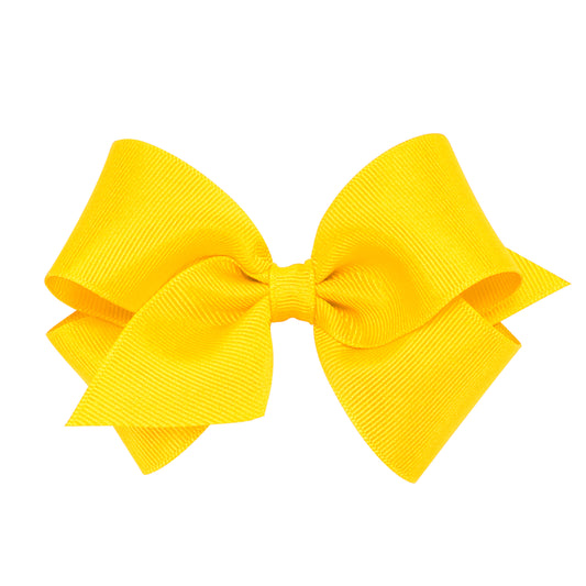 Wee Ones Small Classic Grosgrain Pinch Clip Hair Bow (Plain Wrap)