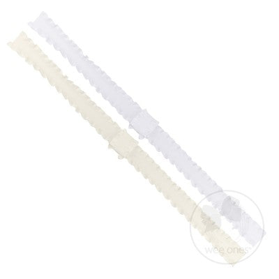 Wee Ones Add-A-Bow Stretch Ruffle Bands - Two Pack