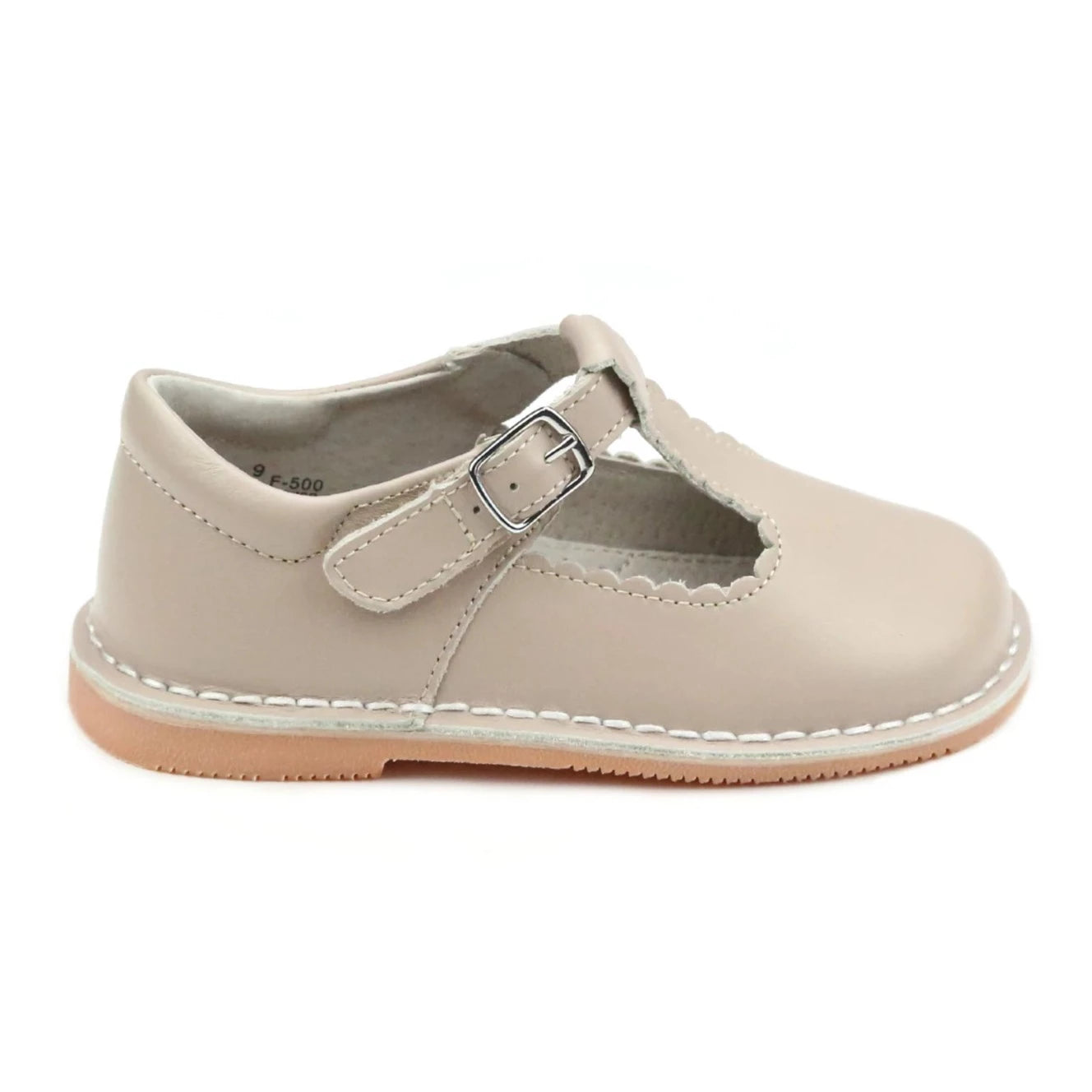 L'Amour Selina Scalloped T-Strap Mary Jane