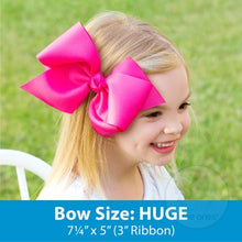 Load image into Gallery viewer, Wee Ones Wide King Two-Tone Dot Print Bow