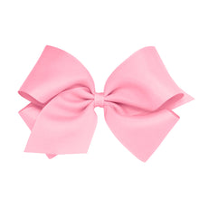 Load image into Gallery viewer, Wee Ones King Classic Grosgrain Hair Bow (Plain Wrap)- Pinch Clip
