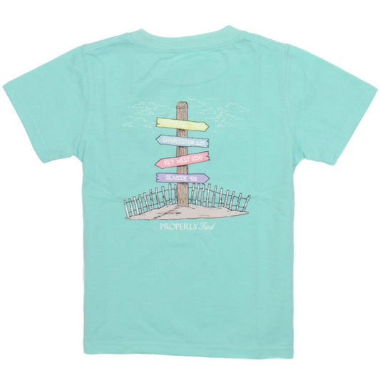 Properly Tied Beach Sign Tee