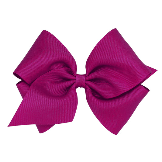 Wee Ones Mini King Classic Grosgrain Hair Bow- Pinch Clip