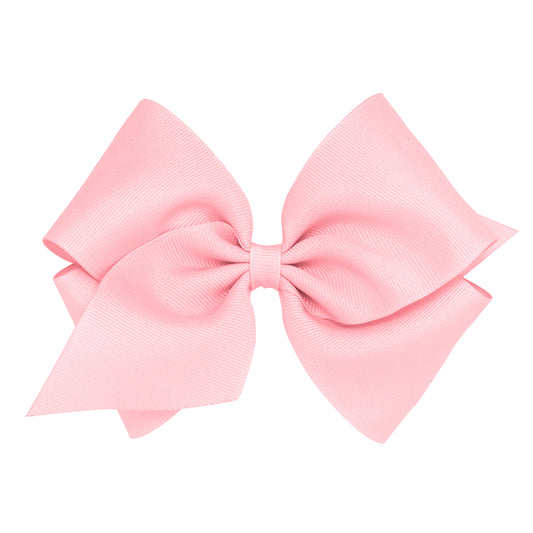 Wee Ones Mini King Classic Grosgrain Hair Bow- Pinch Clip