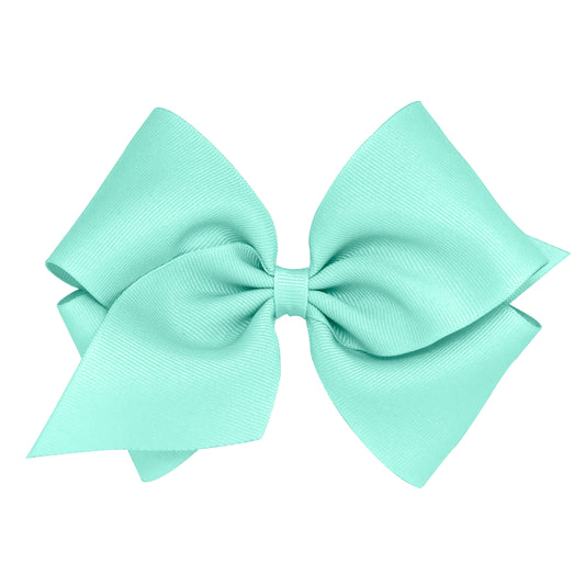 Wee Ones Mini King Classic Grosgrain Hair Bow- Pinch Clip