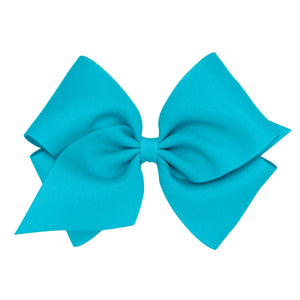 Wee Ones Mini King Classic Grosgrain Hair Bow On Pinch Clip