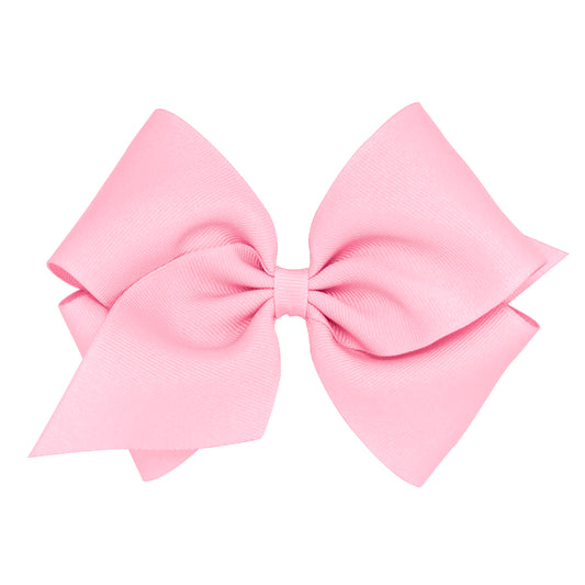 Wee Ones Mini King Classic Grosgrain Hair Bow- Pinch Clip