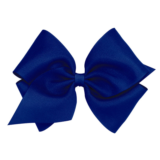 Wee Ones Mini King Classic Grosgrain Hair Bow- Pinch Clip