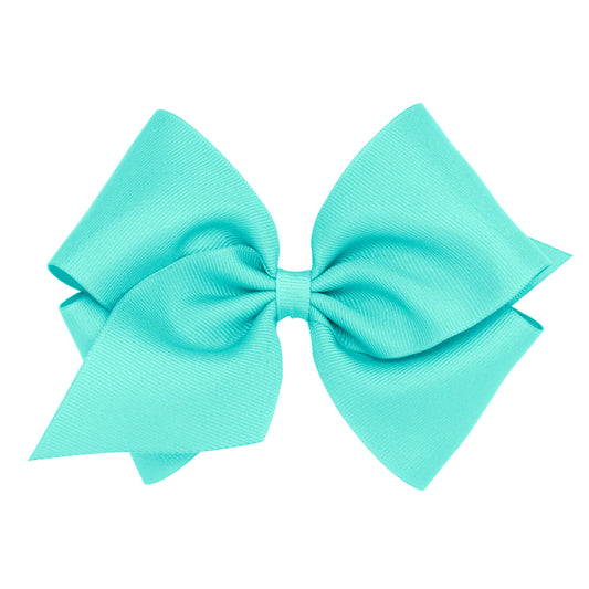 Wee Ones Mini King Classic Grosgrain Hair Bow- Pinch Clip