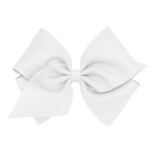 Wee Ones Mini King Classic Grosgrain Hair Bow- Pinch Clip