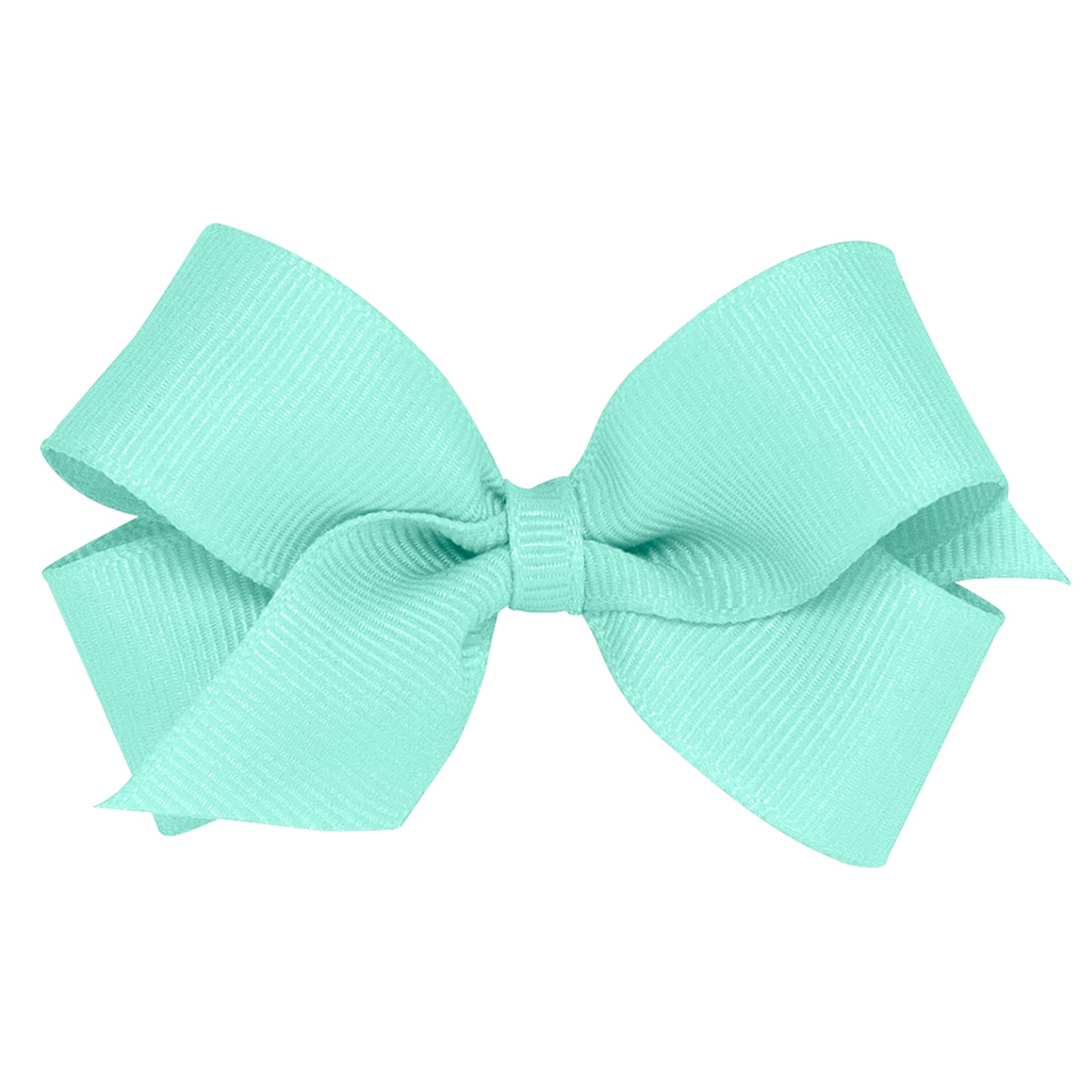 Wee Ones Mini Classic Grosgrain Hair Bow (Plain Wrap)- Pinch Clip