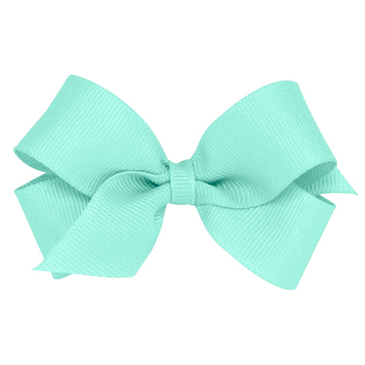 Wee Ones Mini Classic Grosgrain Hair Bow (Plain Wrap)- Pinch Clip