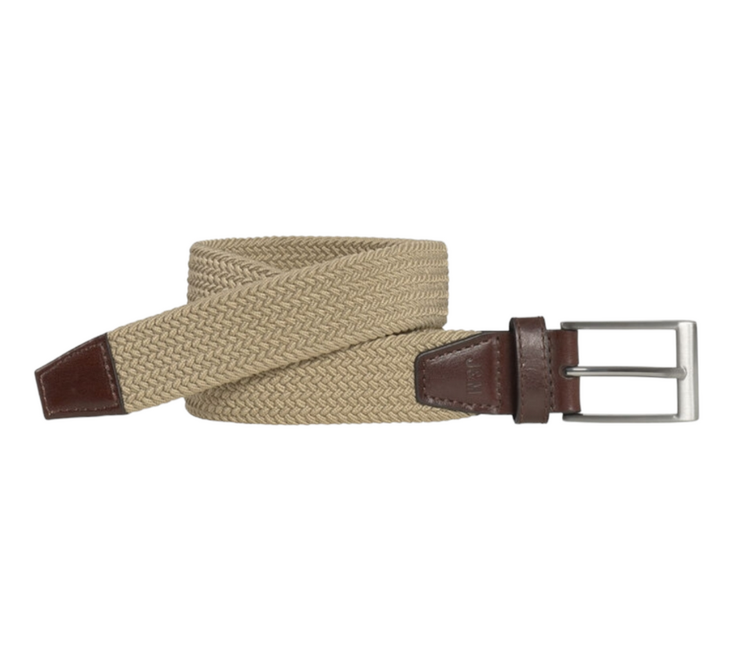 Johnston & Murphy Woven Stretch-Knit Belt