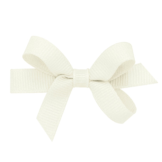 Wee Ones Baby Classic Grosgrain Hair Bow (Plain Wrap) -Pinch Clip