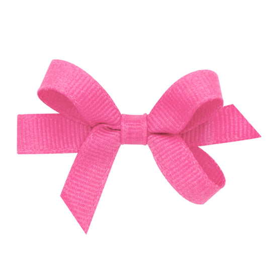 Wee Ones Baby Classic Grosgrain Hair Bow (Plain Wrap) -Pinch Clip