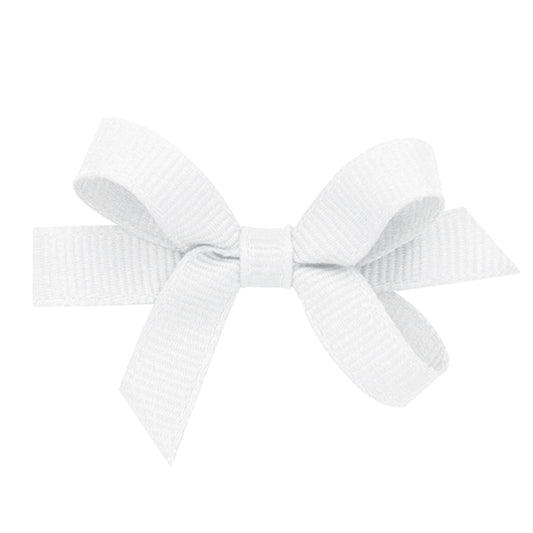 Wee Ones Baby Classic Grosgrain Hair Bow (Plain Wrap) -Pinch Clip