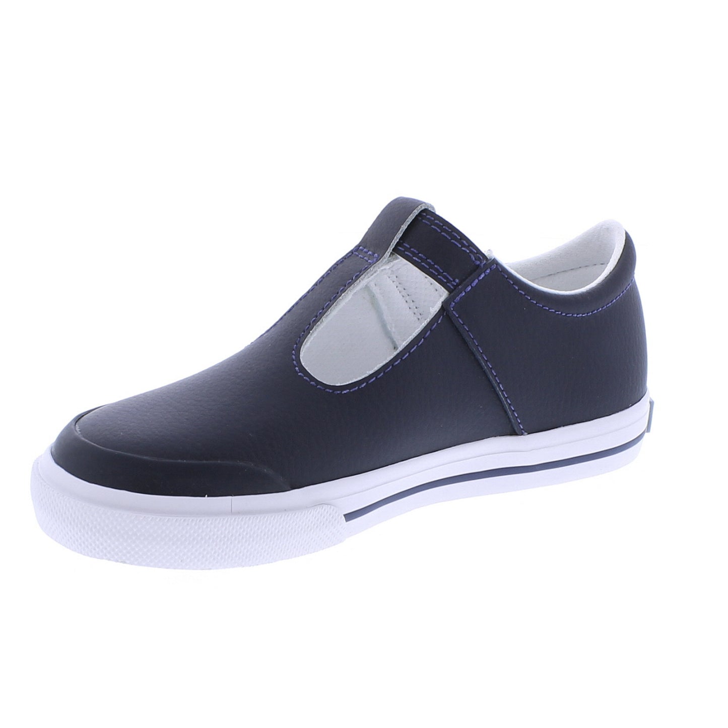 Footmates Drew T-Strap Leather Sneaker