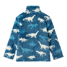 Load image into Gallery viewer, Hatley Dino Silhouettes Fuzzy Fleece Zip Up