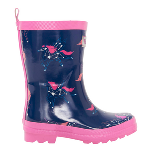 Hatley Pegasus Constellations Shiny Rain Boots