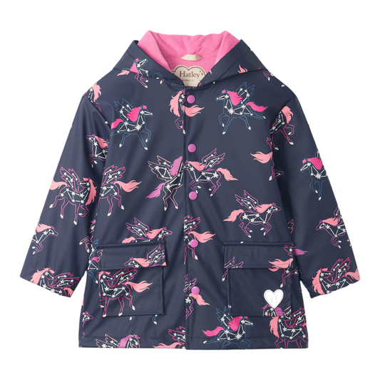 Hatley Pegasus Constellations Color Changing Raincoat