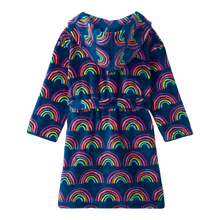 Load image into Gallery viewer, Hatley Rainbow Dreams Fleece Robe