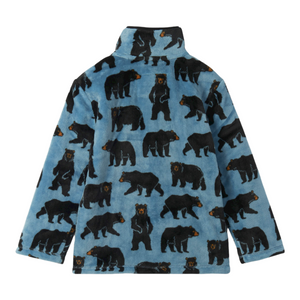 Hatley Wild Bears Fuzzy Fleece Zip Up