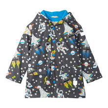 Load image into Gallery viewer, Hatley Outer Space Color Changing Raincoat