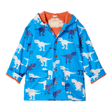 Load image into Gallery viewer, Hatley Giant T-Rex Color Changing Raincoat