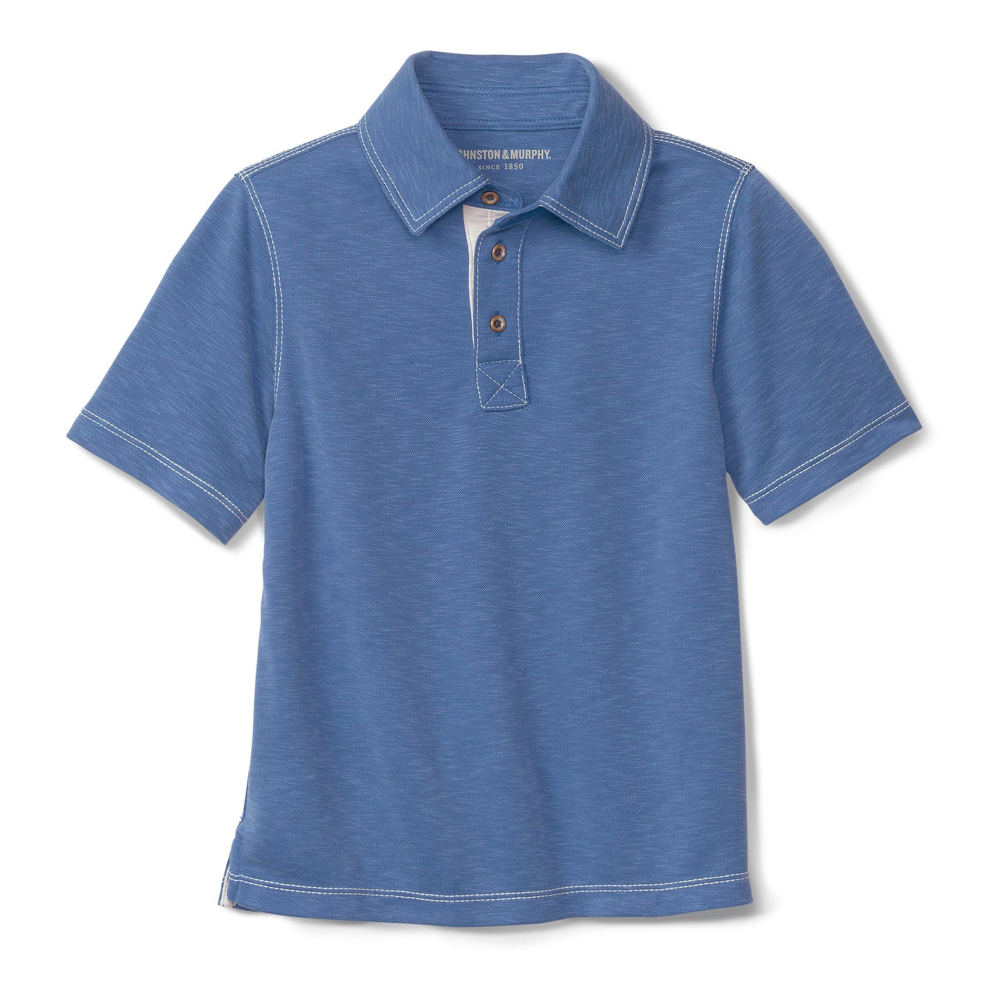 Johnston & Murphy Vintage Slub Polo